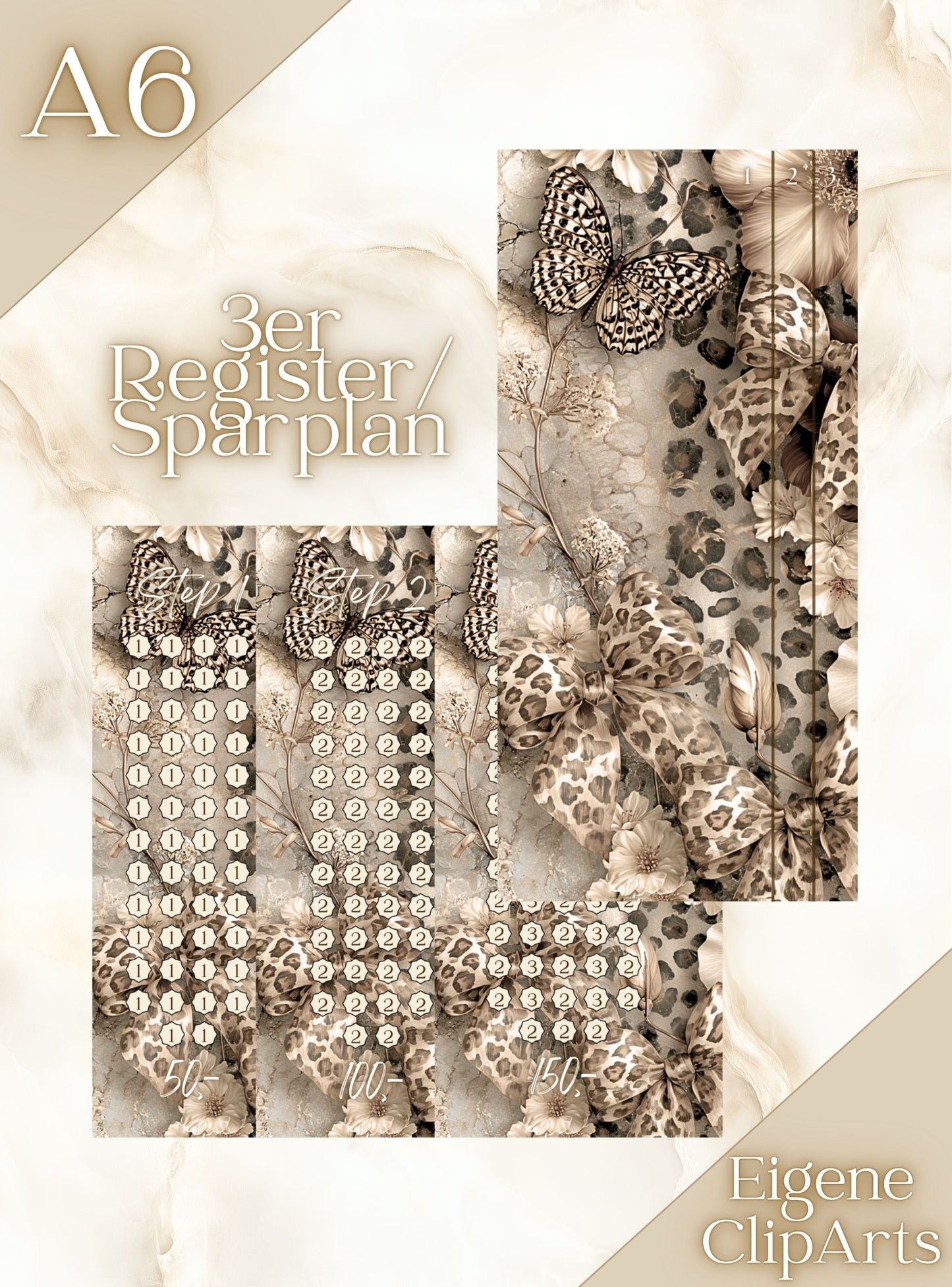 3ER Register/Sparplan - Leo meet Nougat