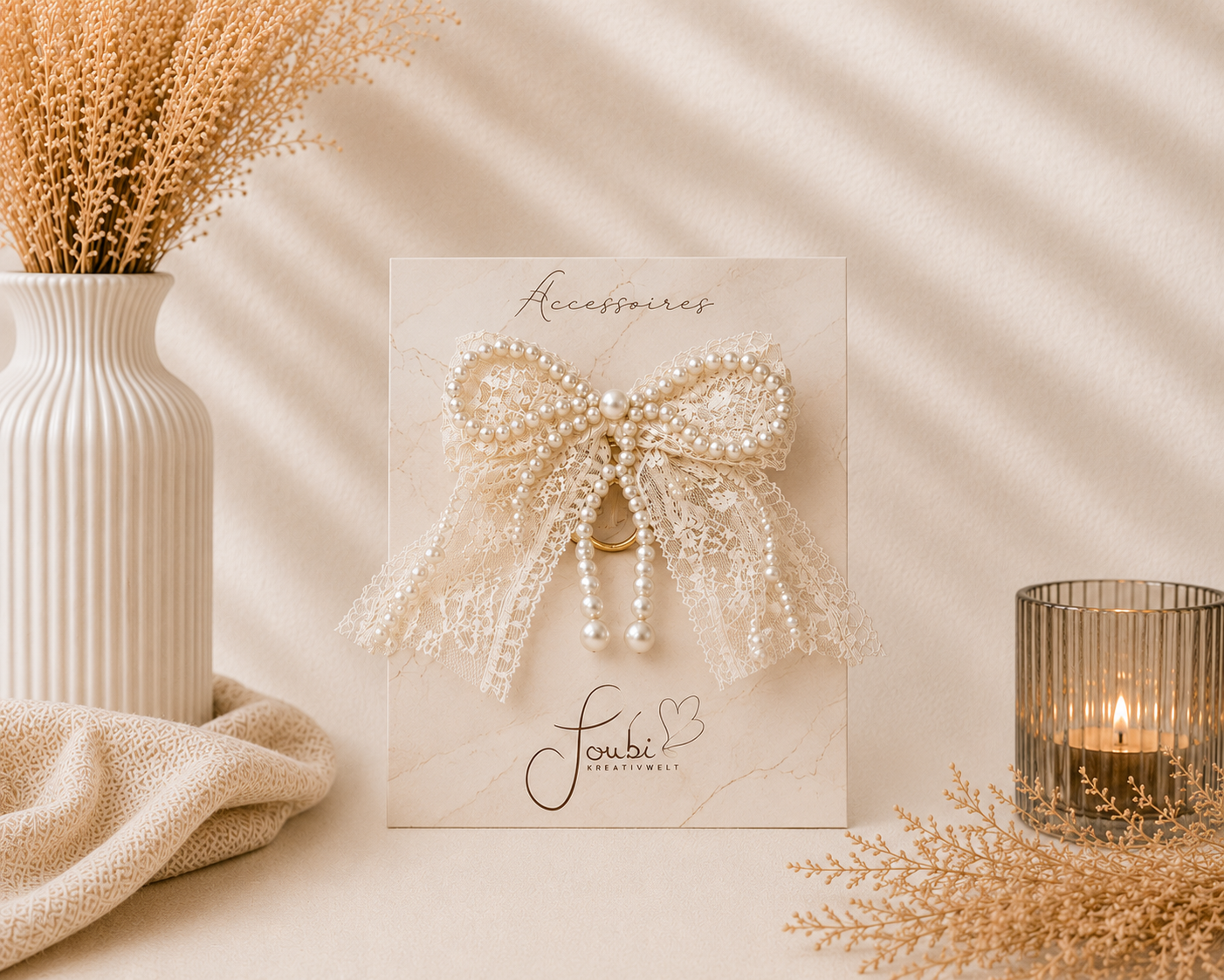Big Bow - Pearl & Spitze