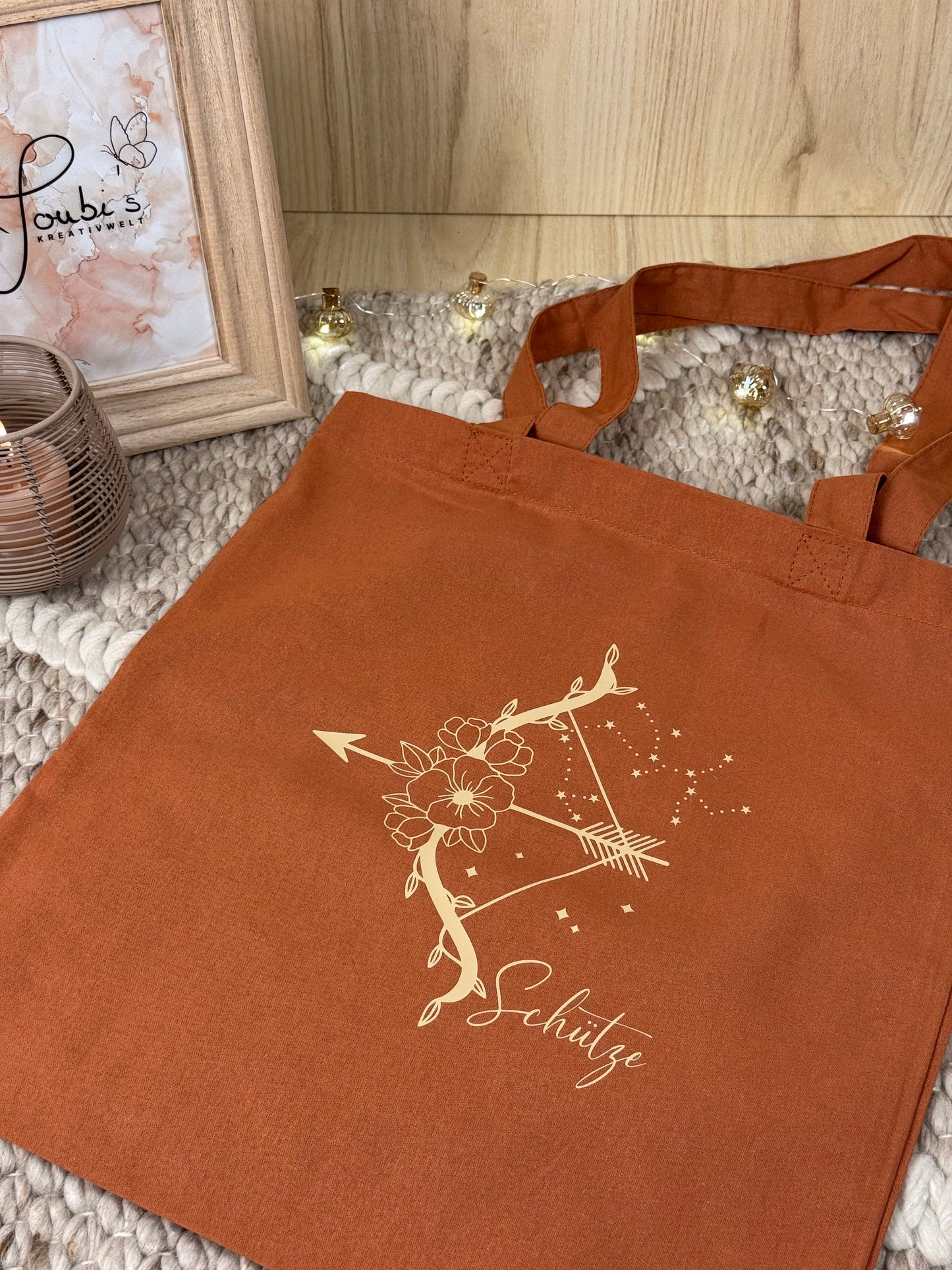 Baumwolltasche mit Sternzeichen