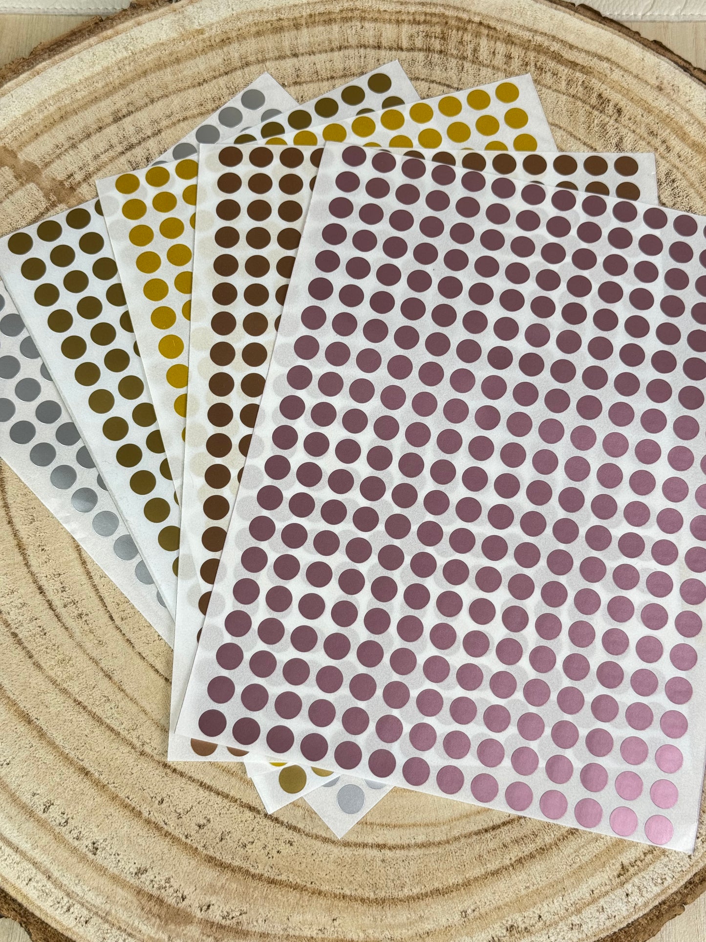 Bunte Pünktchen Sets