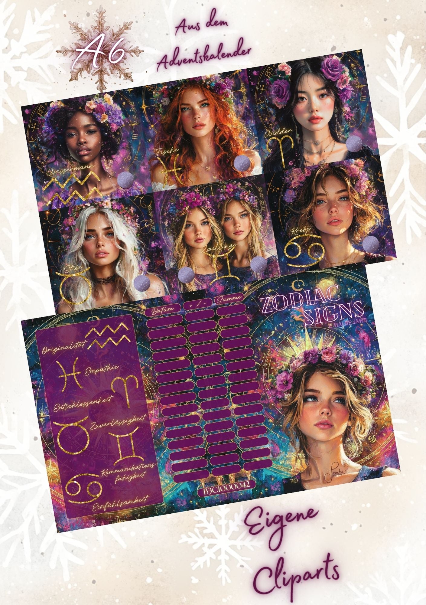 Zodiac Signs 1. halbe Jahr