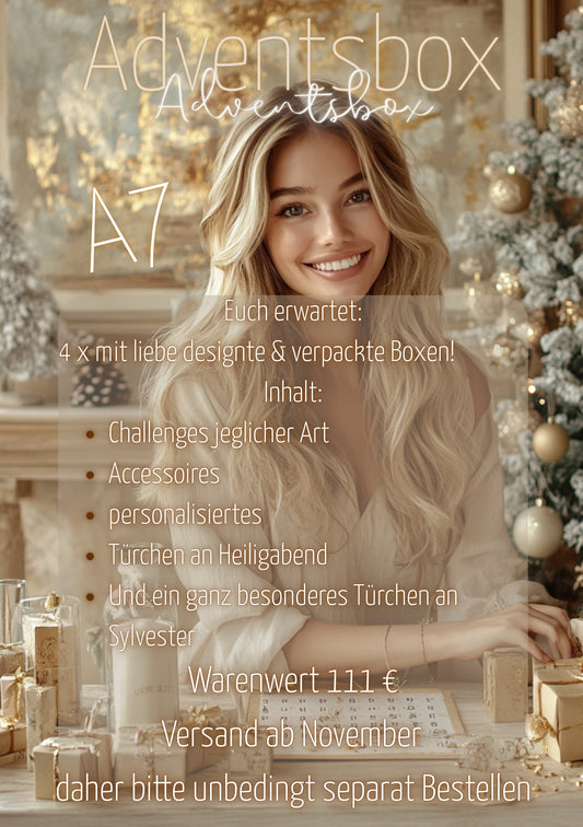 -VORBESTELLUNG- Adventsbox A7 - Bitte einzeln bestellen - Danke<3