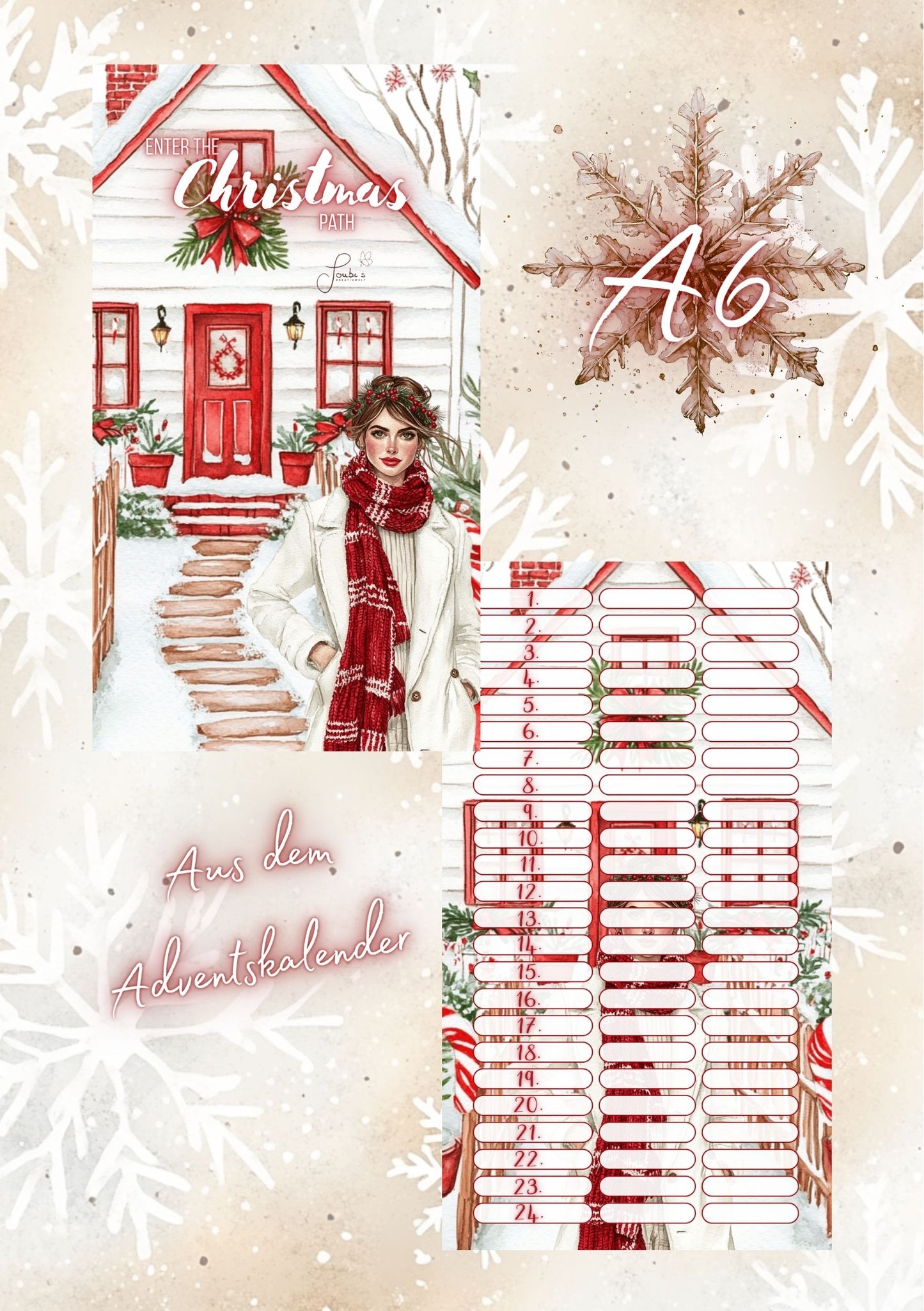 Enter the Christmas path...