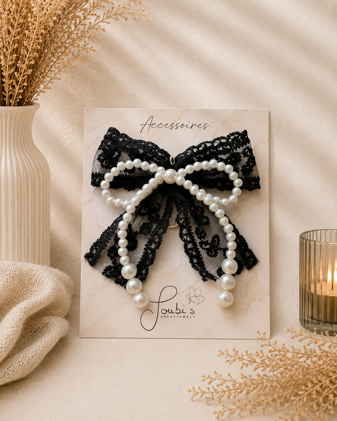Pearl & Spitze Black
