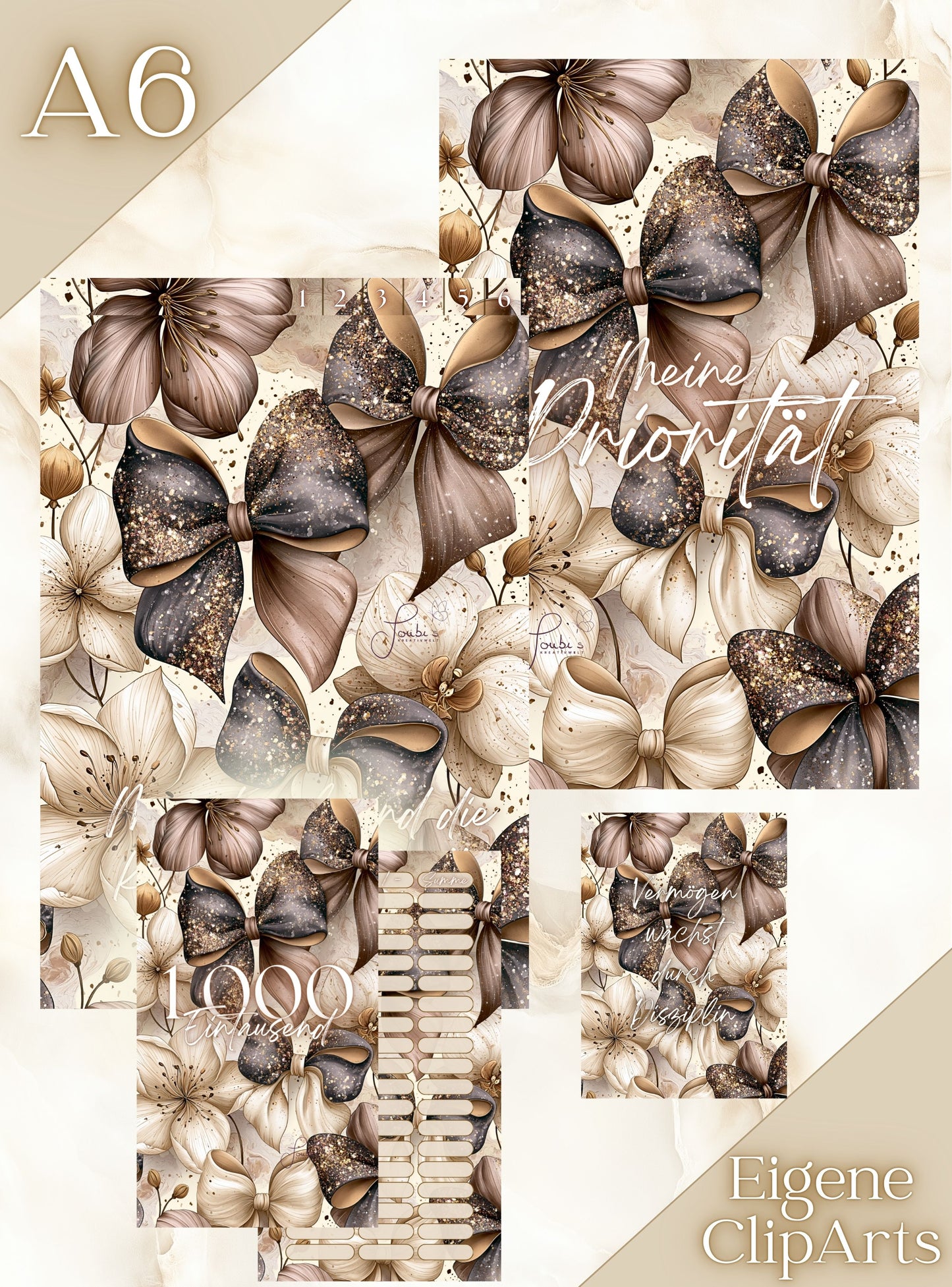 Bundle Toffee Sparkle mit passendem Register