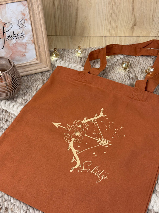 Baumwolltasche mit Sternzeichen