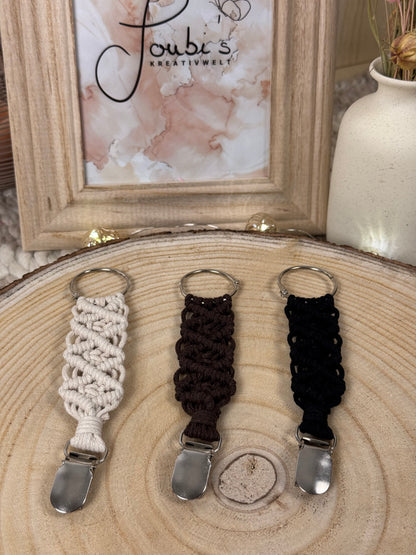 Taschen Clips / Makramee