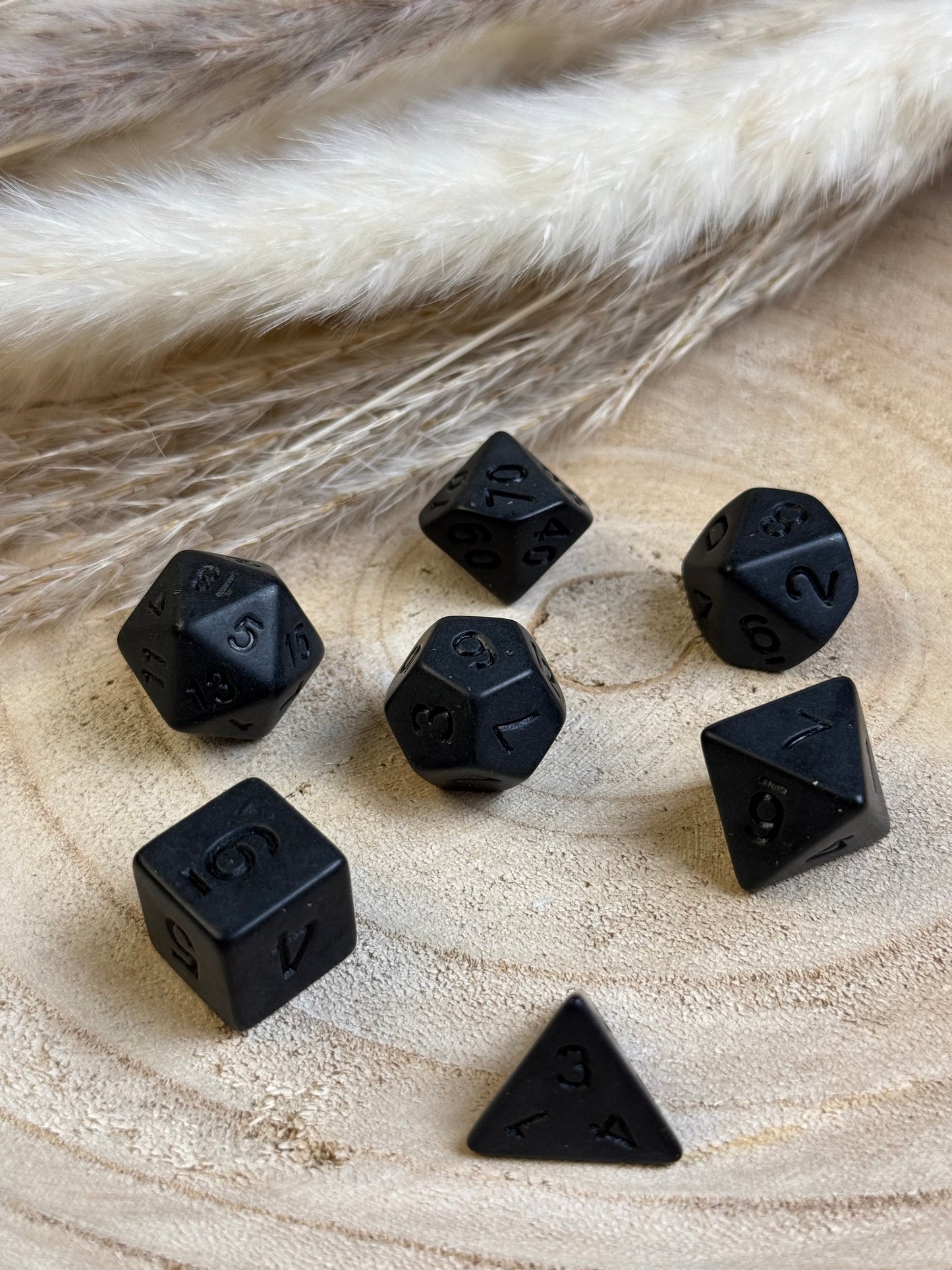 Würfelset Schwarz