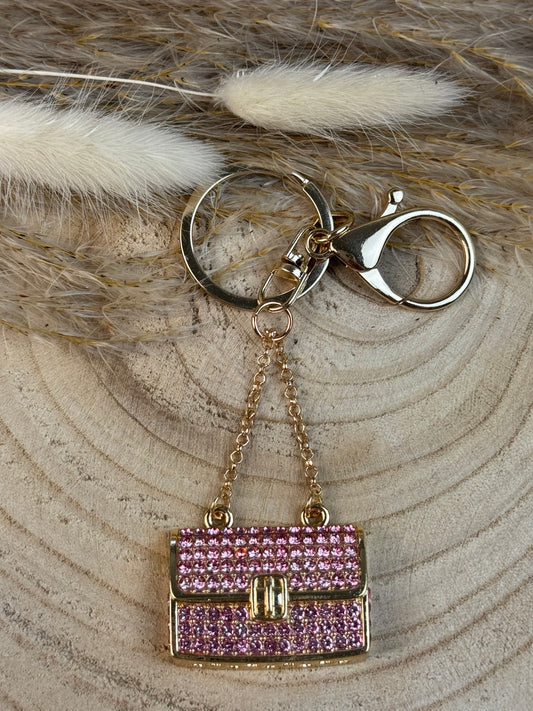 Rosé Handtasche...