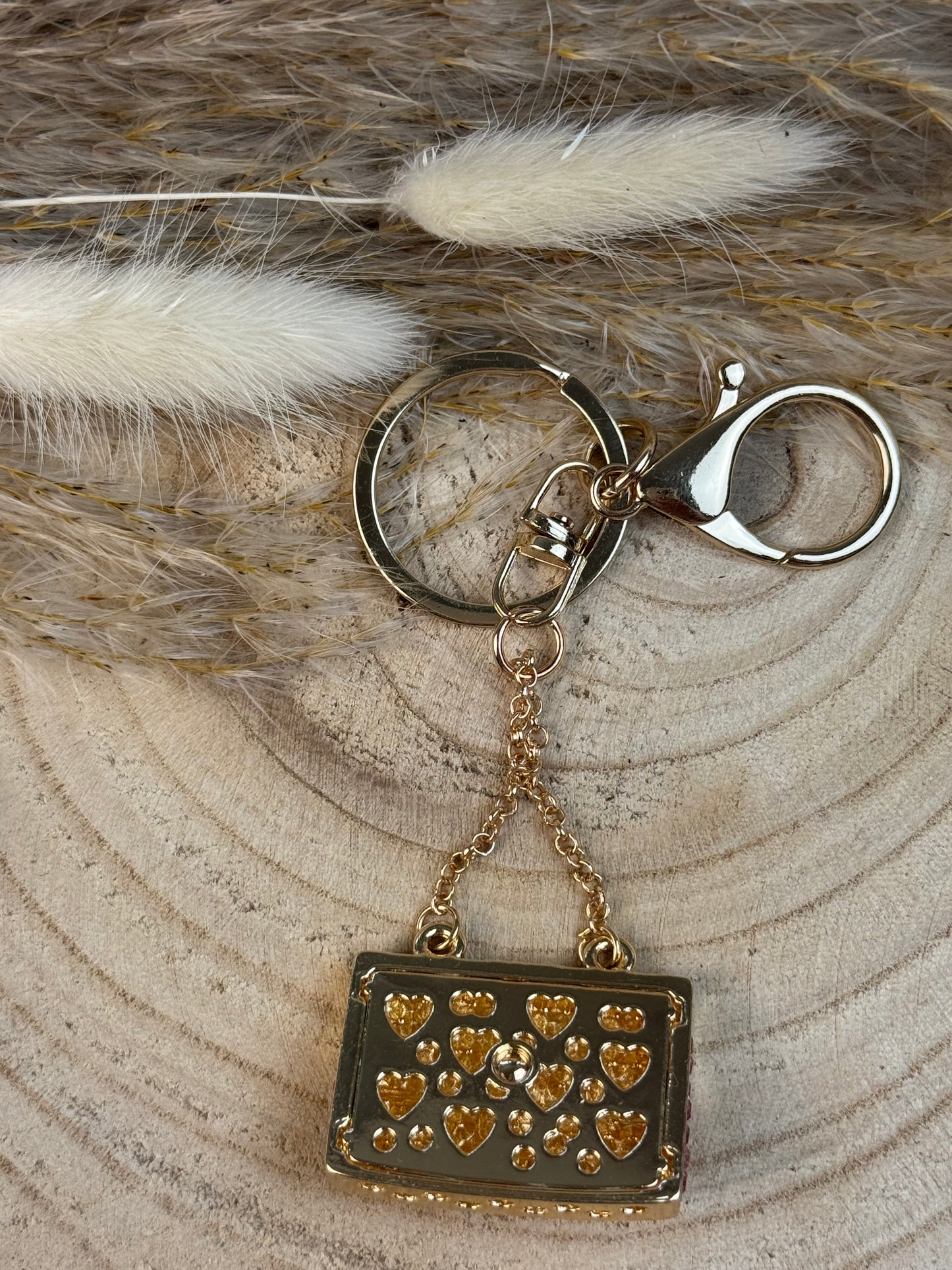 Rosé Handtasche...