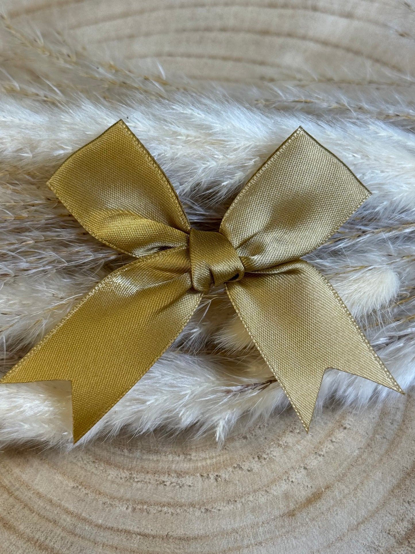Schleifen mit goldenen Clips