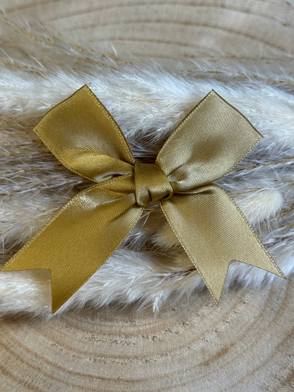 Schleifen mit goldenen Clips