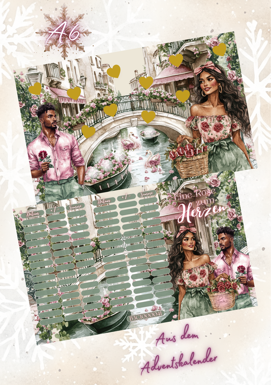 Eine Rose zum Herzen